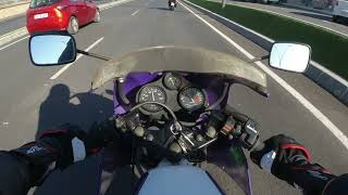 POV HONDA NS1  prueba Gilardoni 100cc y hablamos del rodaje y la carburación  MOTOVLOG [upl. by Enilesor465]