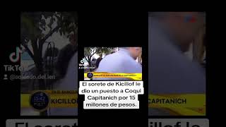 Kicillof metió al ñoqui de Capitanich por 15 millones al mes viralvideo [upl. by Lunna]