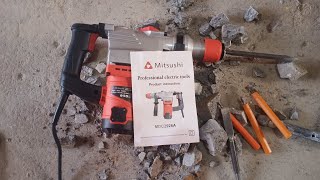 Mitsushi Rotary Demolition Hammer Drill Unboxing and Testing [upl. by Thant]