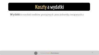 5 Podstawowe pojęcia  koszty [upl. by Karlie]