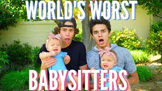 Worlds WORST Babysitters  Brent Rivera [upl. by Mines285]