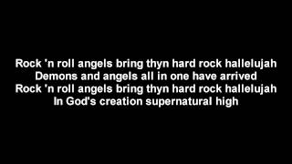 Lordi  Hard Rock Hallelujah  Lyrics on screen  HD [upl. by Suillenroc17]