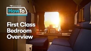 AmtrakHowTo First Class Bedroom Overview [upl. by Akemot]