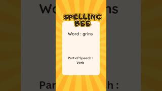 Spelling Bee Words for Kids  Fun and Easy Spelling Practice spellingbee wordoftheday phonicsfun [upl. by Towne]