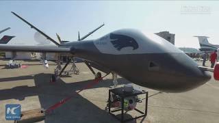 Chinas Wing Loong ID drone unveiled at airshow in Zhuhai [upl. by Player]