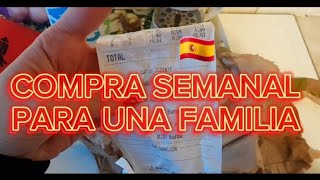 CUÁNTO GASTA UNA FAMILIA EN EL SUPERMERCADO 2024 🇦🇷🇪🇸 argentinosenespaña emigrarenfamilia [upl. by Hannah]