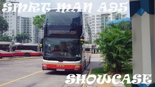 HD SMRT latest Double Deck MAN A95 SMB5888H Showcase [upl. by Ynnus]