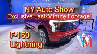 F150 Lightning Fast Review beating the clock at the Auto Show f150lightning review car news [upl. by Dulsea667]