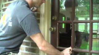 How to Replace Window Pane With Wood Moldingmpg [upl. by Weston979]