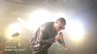 Taio Cruz  iHeart Radio  Break Your Heart Live [upl. by Pudendas]