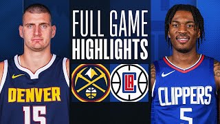 Denver Nuggets vs Los Angeles Clippers Full Game Highlights  Oct 19  2023 NBA Preseason [upl. by Sadiras]