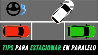 Estacionamiento paralelo Cómo estacionar en paralelo perfectamente paso a paso Consejos de estacio [upl. by Maurilia]