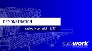 DEMO cadwork utilisation complete  517  Listes et métrés pour devis [upl. by Nomelif]