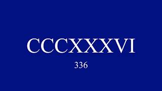 Roman Numerals From 1 to 100  Learn Roman numbers 1 to 100  Roman Numbers 1 to 100 [upl. by Assilam]