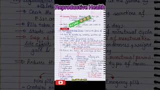 SEEP MAM  Human Reproductive Health Class 12th Zoology CBSE\HBSEneetnotesshortsneetkineev [upl. by Nylrats]