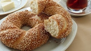 Simit Nasıl Yapılır  Susamlı Simit Tarifi  Pastane Simiti Yapımı [upl. by Dnalrah]