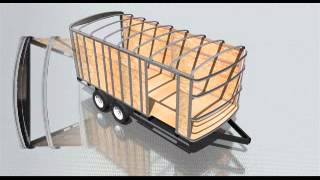 Enclosed Cargo Trailer Frame Building [upl. by Chemosh]