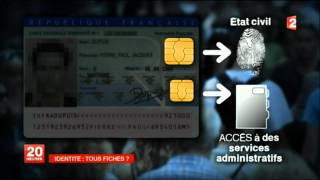 Cartes didentité biometriques  Fichage universel [upl. by Eddra369]