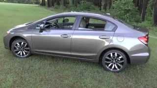 2014 Honda Civic 4 Door EXL NAVI Detailed Walkaround [upl. by Black]