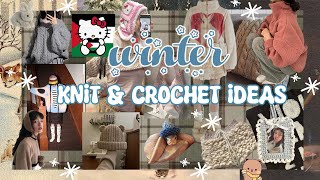 ̩̩͙❆ ͙͛ ˚₊⋆ Winter amp Gift Ideas for Knit amp Crochet [upl. by Ahsiakal]