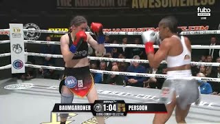 FULL FIGHT  ALYCIA BAUMGARDNER VS DELFINE PERSOON [upl. by Malilliw]