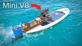 I Put a V8 Engine On My PaddleBoard [upl. by Nitsraek797]