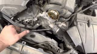 2011 BMW 328i OIL FILTER HOUSING GASKET REPLACEMENT [upl. by Attela437]