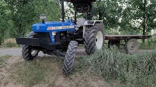 New Holland 3630 4x4 Super Low Gear  newholland [upl. by Ihsar368]