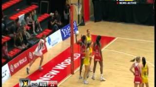 Netball Diamonds v England Quad Series 2012 Game 9 [upl. by Einhorn]