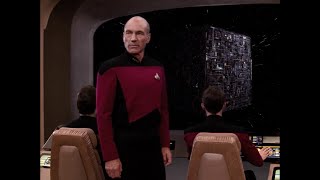 Star Trek TNG  Picard quotWe have engaged the Borgquot [upl. by Atalee]