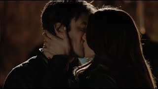 Damon kisses Elena  Ive had a really crappy day and I needed it  Delena Scenes HD [upl. by Gualterio]