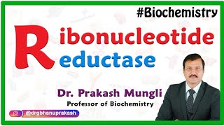 Ribonucleotide Reductase  Medical Biochemistry by Dr Prakash Mungli [upl. by Nelsen]