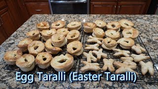 Italian Grandma Makes Easter Taralli Egg Taralli [upl. by Tristam]