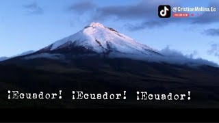 Canción a la Bandera Ecuatoriana  Levantemos con fe la bandera 🇪🇨 [upl. by Kraul]