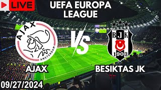 Ajax VS Besiktas Live Match Today Score En Vivo UEFA Europa League 2024 [upl. by Eeluj]