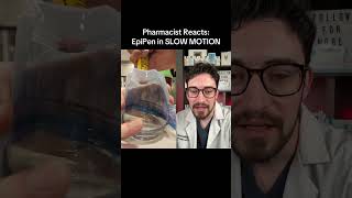 WATCH HOW AN EPIPEN WORKS pharmacist pharmacy doctorreacts epipen allergies shorts [upl. by Acceber]