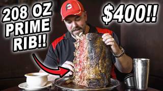 My BIGGEST Food Challenge EVER Wards 200oz Prime Rib Steak Challenge Costs 400 if You Fail [upl. by Vtarj]