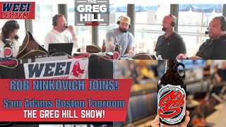 From Sam Adams Boston Taproom Rob Ninkovich Joins New Beer  The Greg Hill Show [upl. by Casar]