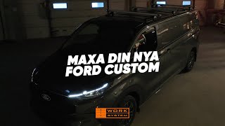 Vi har utrustning till helt nya Ford Custom  Work System [upl. by Elah617]