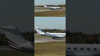 280s Gulfstream G650ER is preparing to take off planespotting [upl. by Burt]