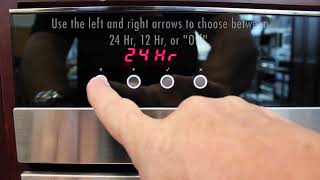 Setting the Time on Fisher amp Paykel OB30OB76 Wall Oven [upl. by Ardnuat212]