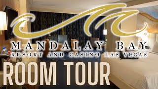 Executive King Suite  Mandalay Bay  Las Vegas  Room Tour  Tim and Matt [upl. by Hurty110]