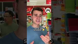 Target Secret Sale Schedule 💸📆 savemoney target targetfinds [upl. by Eelsew]