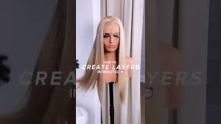 How to create layers in MINUTES Wig MIAMI from luxecouturewigs ♥️ [upl. by Adneral]