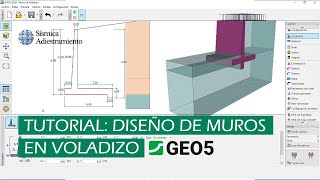 Tutorial  Diseño de Muros en Voladizo con GEO5 [upl. by Sum]