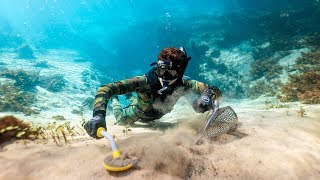 Found Lost Jewelry While Metal Detecting Underwater in Clear Water Best Finds of Jan  DALLMYD [upl. by Tod]