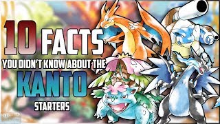 10 FACTS You DIDNT KNOW About The KANTO STARTERS [upl. by Joub]