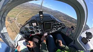 Landing at La Cerdanya with Tecnam Sierra neo [upl. by Radburn]