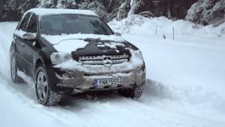 MERCEDES ML 320 CDI SNOW ELATH [upl. by Yborian]