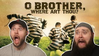 O BROTHER WHERE ART THOU 2000 TWIN BROTHERS FIRST TIME WATCHING MOVIE REACTION [upl. by Pacian]